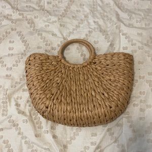 Straw bag